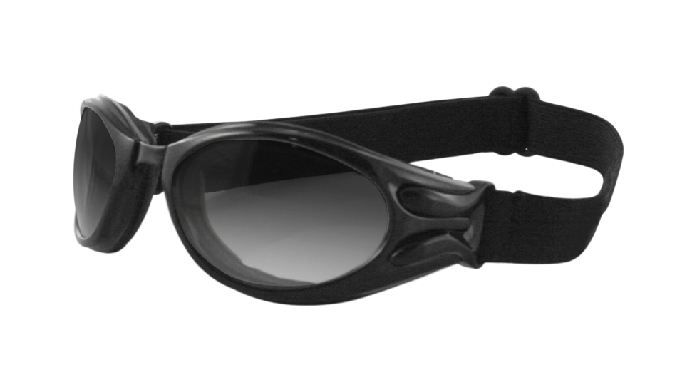 Bobster Igniter Goggle Black with anti-fog photochromic lenses (quarter view)